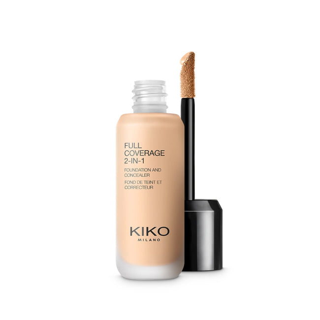 KIKO Milano Full Coverage 2-In-1 Foundation & Concealer mocno kryjący podkład i korektor 2 w 1