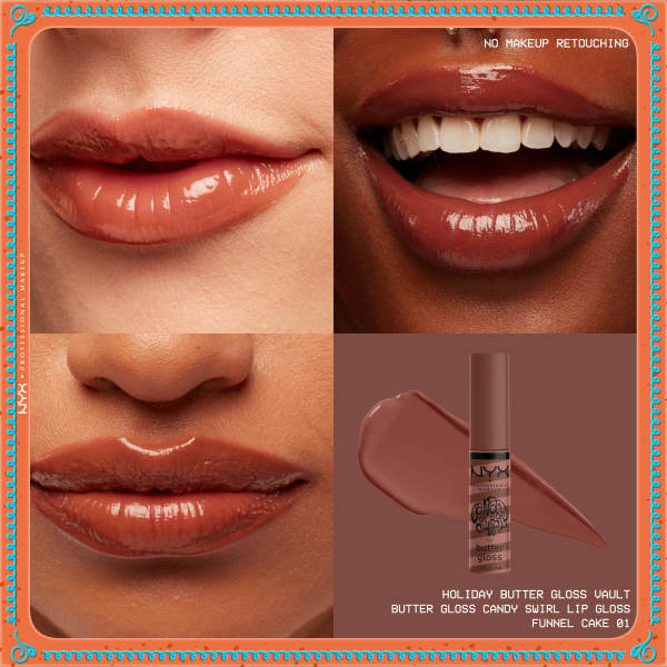 NYX Professional MakeUp Holiday Butter Gloss Vault zestaw błyszczyków 10x8ml