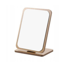 Ecarla Lusterko kosmetyczne stojące Drewniane