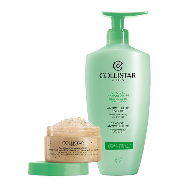 Collistar Routine Anticellulite zestaw antycellulitowy crio-żel 400ml + peeling do ciała 150g