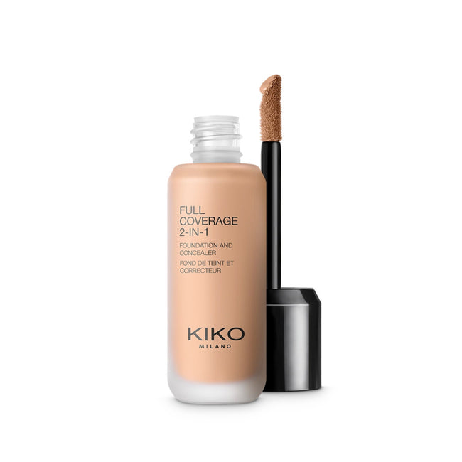 KIKO Milano Full Coverage 2-In-1 Foundation & Concealer mocno kryjący podkład i korektor 2 w 1