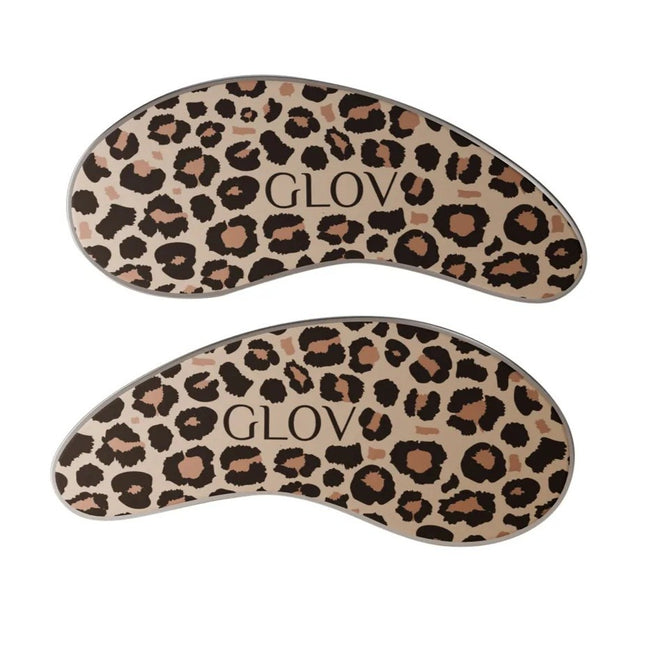 Glov Infinity Eye Patches silikonowe nawilżające płatki pod oczy wielokrotnego użytku Cheetah