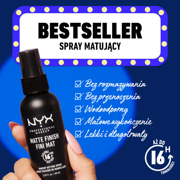 NYX Professional MakeUp Matte Setting Spray Trio zestaw utrwalaczy do makijażu 3x60ml