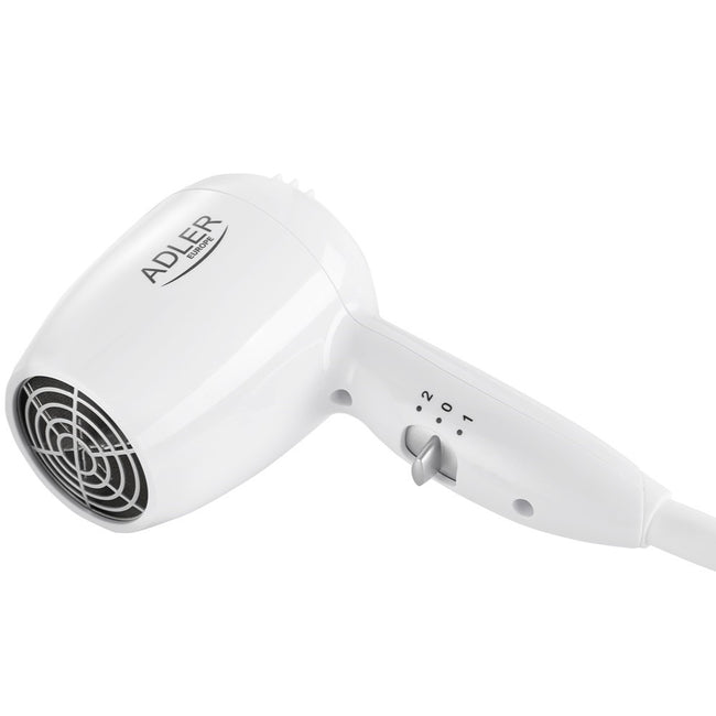 Adler Suszarka do włosów hotelowo-basenowa 1600W AD 2252 Biała