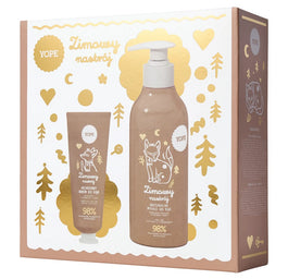 Yope Zimowy Nastrój zestaw naturalne mydło do rąk 300ml + ochronny krem do rąk 50ml