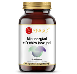 Yango Mio-inozytol + D-chiro-inozytol suplement diety 100 kapsułek