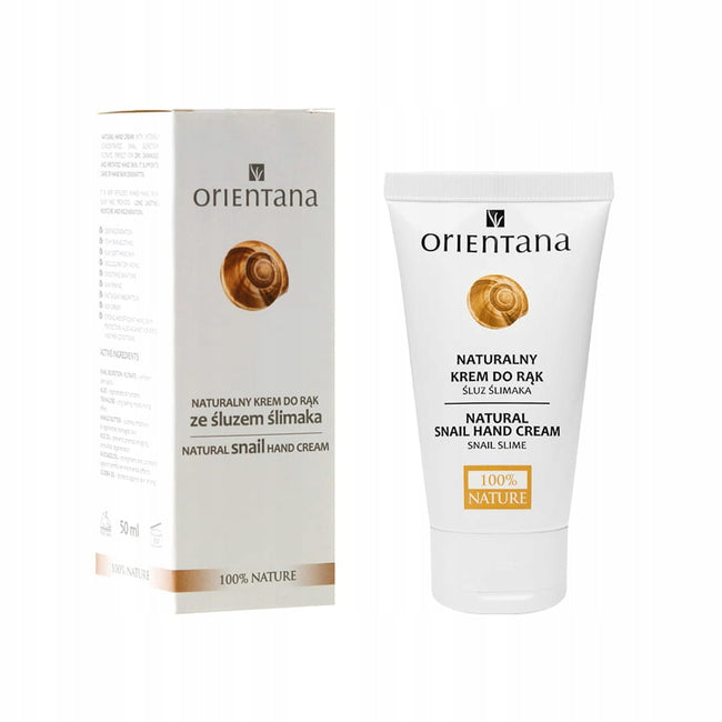 ORIENTANA Naturalny krem do rąk ze śluzem ślimaka 50ml