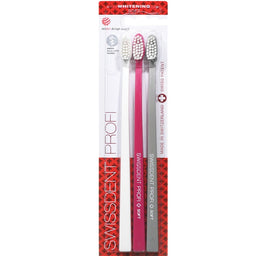 Swissdent Profi Whitening Soft szczoteczka do zębów 2szt+1szt