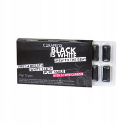 Curaprox Black Is White Chew To The Beat gumy do żucia 17g