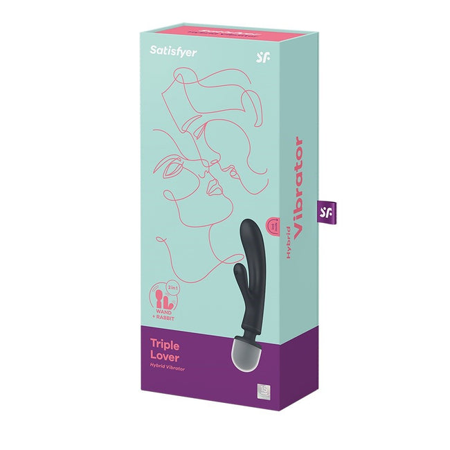 Satisfyer Triple Lover wielofunkcyjny wibrator Grey