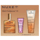 Nuxe Huile Prodigieuse Or zestaw suchy olejek 100ml + szampon do włosów 30ml + olejek pod prysznic 100ml