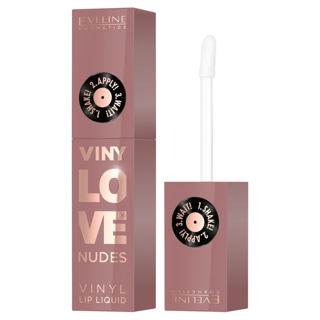 Eveline Cosmetics VinyLove Nudes długotrwała pomadka płynna z efektem winylowym 4ml