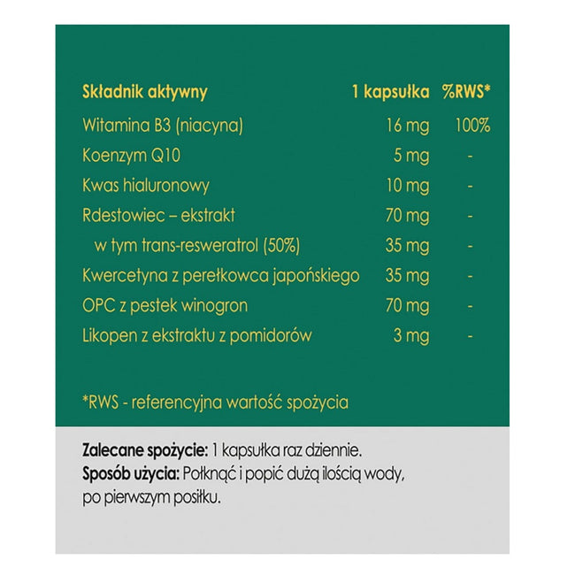 Panaseus Długie Życie suplement diety 50 kapsułek