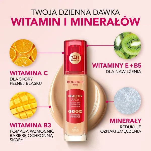 Bourjois Healthy Mix podkład do twarzy z kompleksem witamin i minerałów