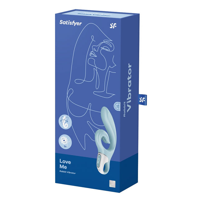 Satisfyer Love Me wibrator typu króliczek Blue