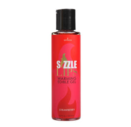 Sensuva Sizzle Lips Warming Edible Gel jadalny żel stymulujący Strawberry 125ml