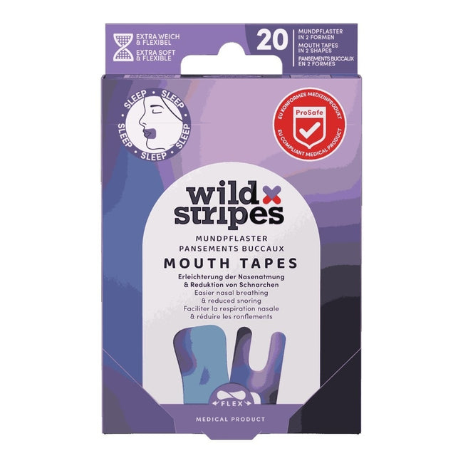 Wild Stripes Mouth Patches Sunset plastry przeciw chrapaniu 20szt.