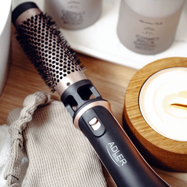 Adler Suszarko-lokówka do włosów z dwiema nasadkami 1200W AD 2026 Czarno-różowa