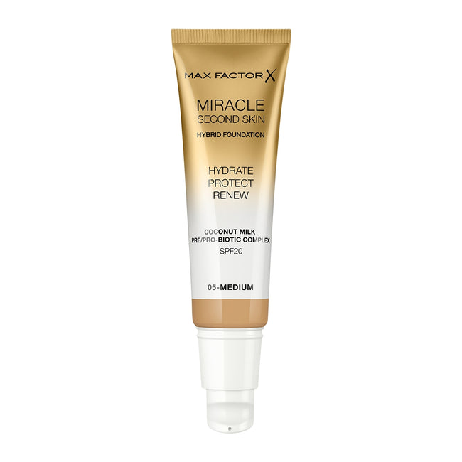 Max Factor Miracle Second Skin Hybrid Foundation podkład nawilżający z filtrem