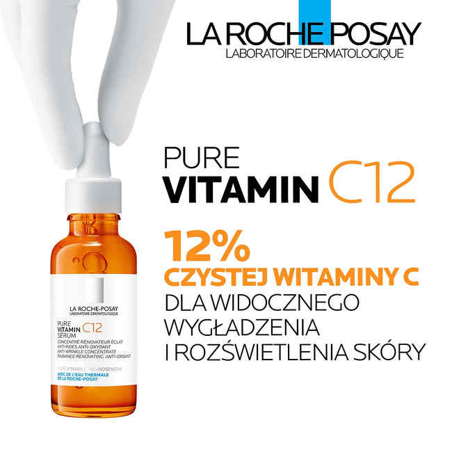 La Roche Posay Pure Vitamin C12 skoncentrowane serum przywracające skórze blask 30ml