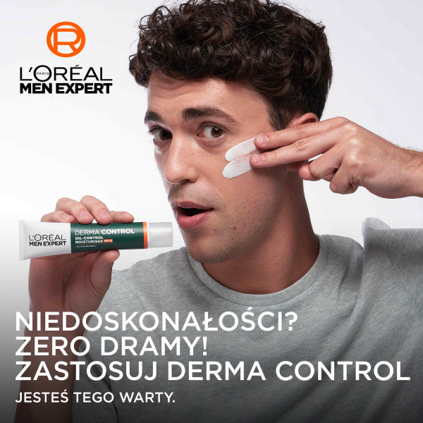 L'Oreal Paris Men Expert Derma Control nawilżający krem regulujący nadmiar sebum z SPF30 40ml