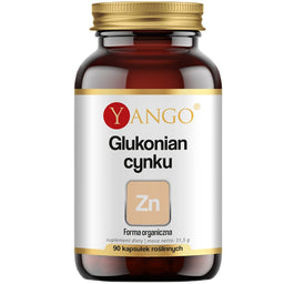 Yango Glukonian cynku suplement diety 90 kapsułek