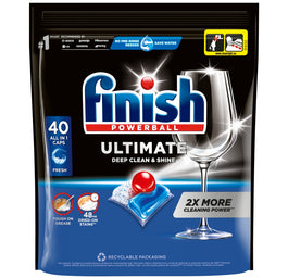 Finish Ultimate Fresh kapsułki do mycia naczyń w zmywarce 40szt