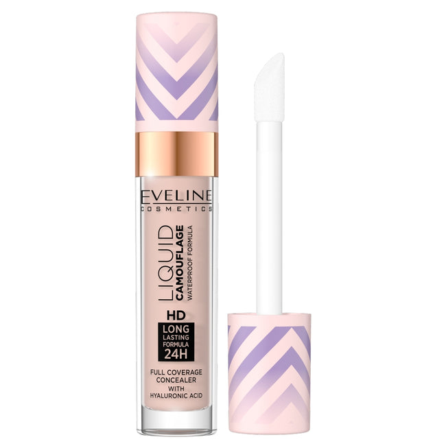 Eveline Cosmetics Liquid Camouflage wodoodporny korektor kamuflujący z kwasem hialuronowym