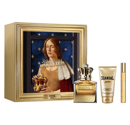 Jean Paul Gaultier Scandal Pour Homme Absolu zestaw perfumy spray 100ml + żel pod prysznic 75ml + perfumy spray 10ml