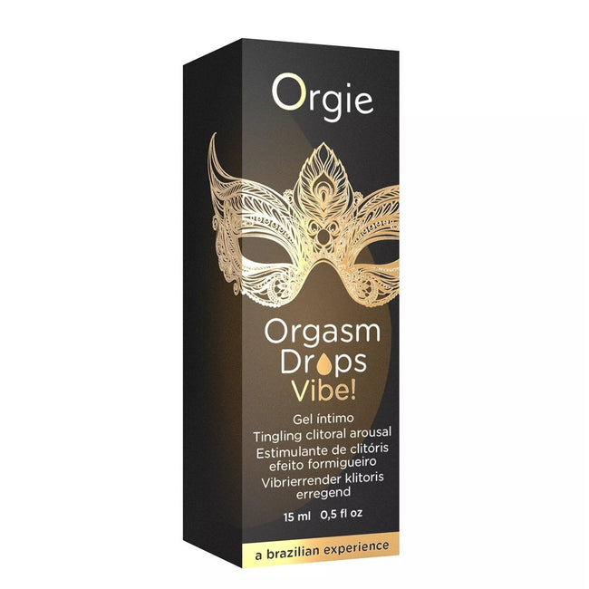 Orgie Orgasm Drops Vibe! krople stymulujące do łechtaczki rozgrzewająco-wibrujące 15ml