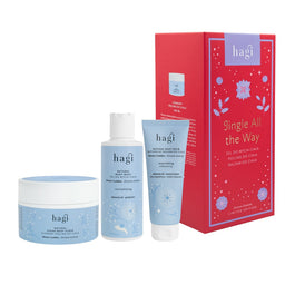 Hagi Jingle All The Way zestaw żel do mycia ciała 150ml + balsam do ciała 75ml + peeling do ciała 200ml