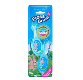 Brush-Baby FlossBrush szczoteczka do zębów dla dzieci 0-3 lat 2szt