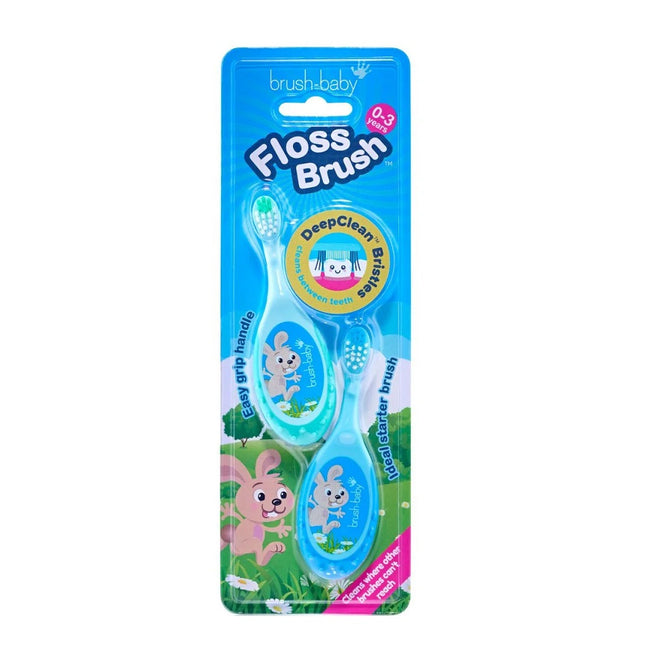 Brush-Baby FlossBrush szczoteczka do zębów dla dzieci 0-3 lat 2szt