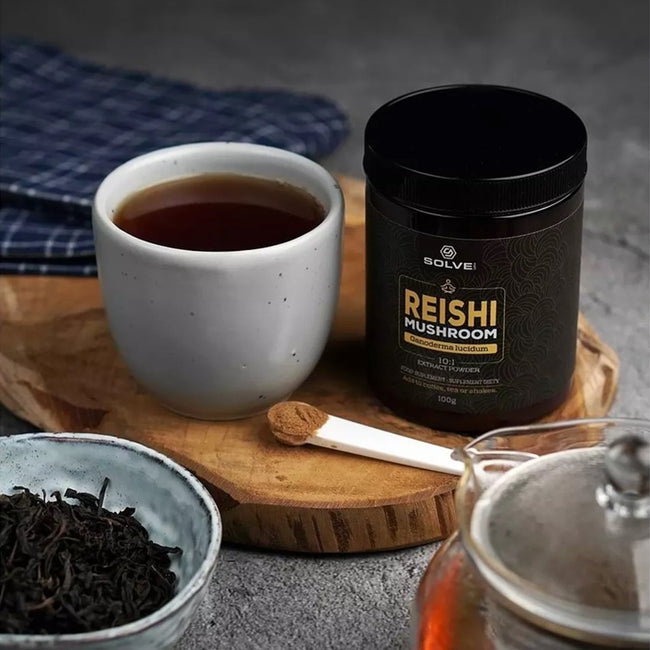 Solve Labs Reishi Mushroom suplement diety w proszku 100g