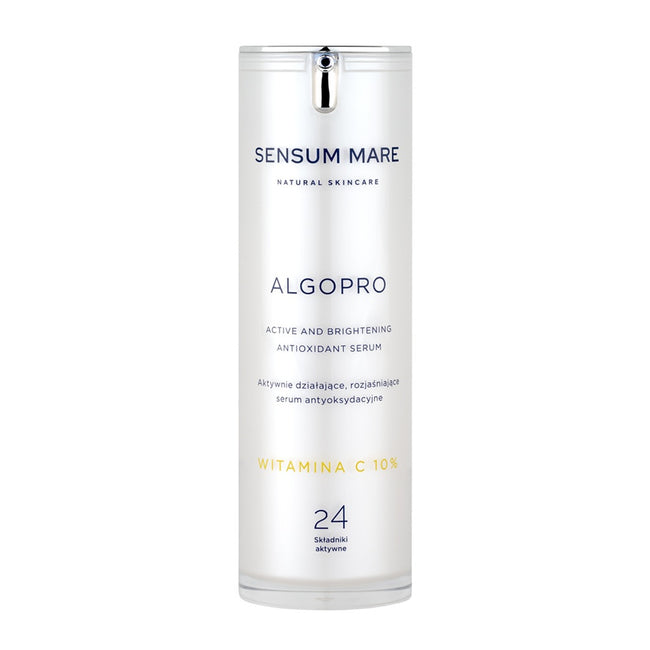 Sensum Mare Algopro aktywnie działające rozjaśniające serum antyoksydacyjne z 10% witaminą C 30ml