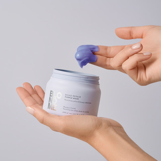Schwarzkopf Professional BlondMe Bond Repair Purple Mask fioletowa maska neutralizująca 200ml
