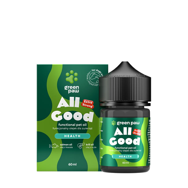 Green Paw All Good funkcjonalny olejek dla zwierząt Health 60ml