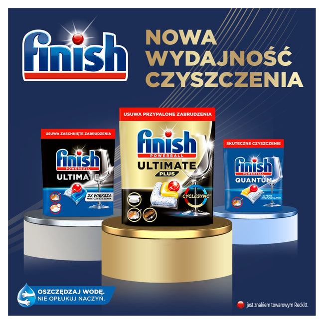Finish Ultimate Plus Fresh kapsułki do mycia naczyń w zmywarce 45szt