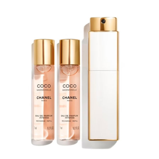 Chanel Coco Mademoiselle Intense woda perfumowana spray z wymiennym wkładem 3x7ml