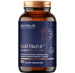 Doctor Life Gold Vita E-8 kompleks 8 form witaminy E suplement diety 60 kapsułek