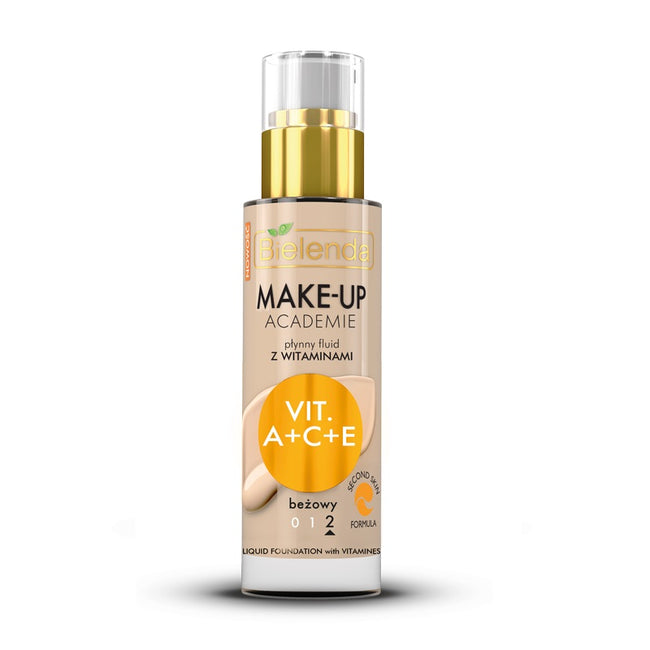 Bielenda Make-Up Academie płynny fluid z witaminami A + C + E