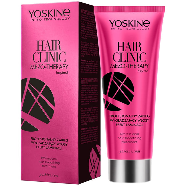 Yoskine Hair Clinic Mezo-Therapy profesjonalny zabieg wygładzający włosy - efekt laminacji 200ml