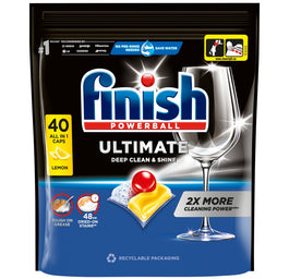 Finish Ultimate Lemon kapsułki do mycia naczyń w zmywarce 40szt