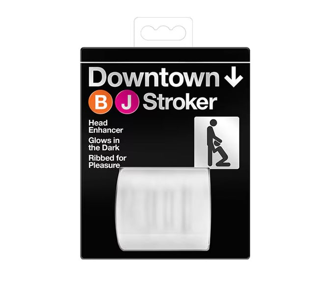 Blush X5 Downtown BJ Stroker masturbator dla mężczyzn Clear
