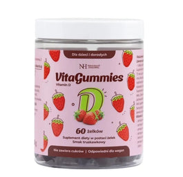 Noble Health VitaGummies Vitamin D suplement diety o smaku truskawkowym 60 żelków