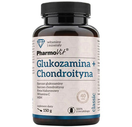 Pharmovit Glukozamina + Chondroityna suplement diety 150g