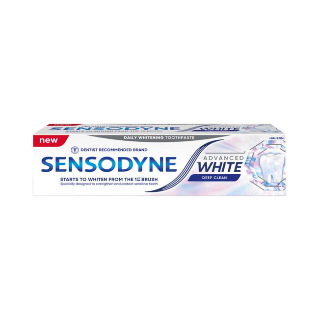 Sensodyne Advanced White Deep Clean pasta do zębów z fluorkiem 75ml