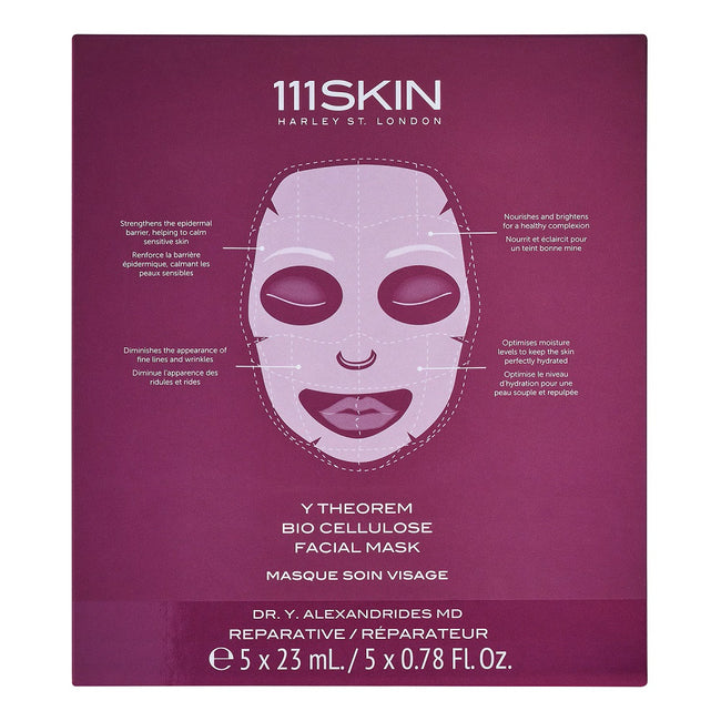 111Skin Y Theorem Bio Cellulose Facial Mask biocelulozowa maseczka w płachcie 5x23ml