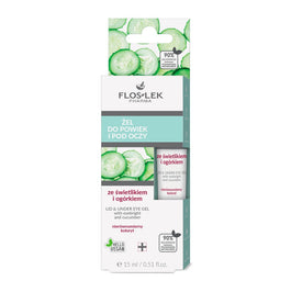 Floslek Żel do powiek i pod oczy ze świetlikiem i ogórkiem 15ml