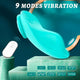 S-HANDE Leaf-RTC dyskretny zdalnie sterowany wibrator typu panty z 9 trybami wibracji Light Blue